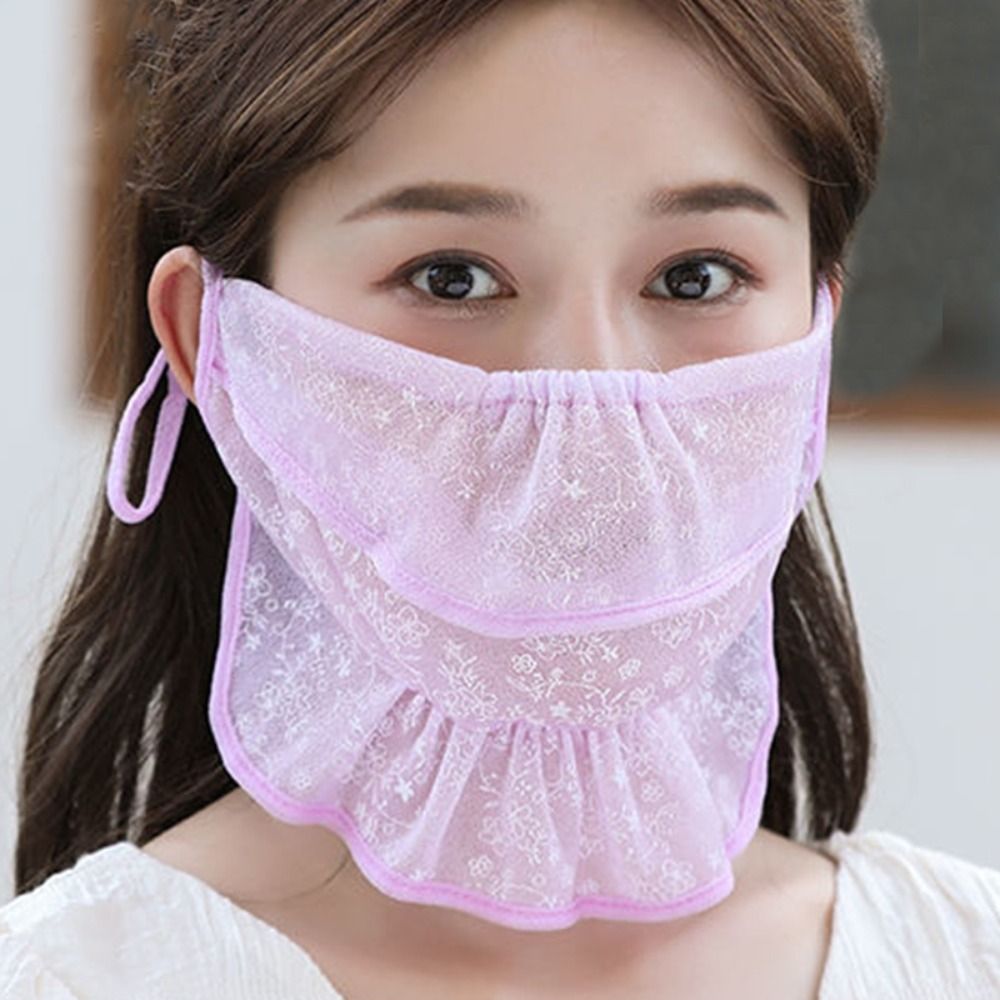 Fishing Mask Sun Protection - Syal penutup wajah wanita, syal memancing