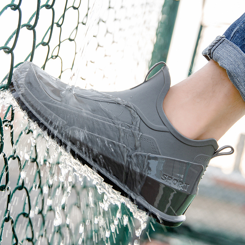 Fishing Waders - Sepatu bot hujan tube pendek pria,