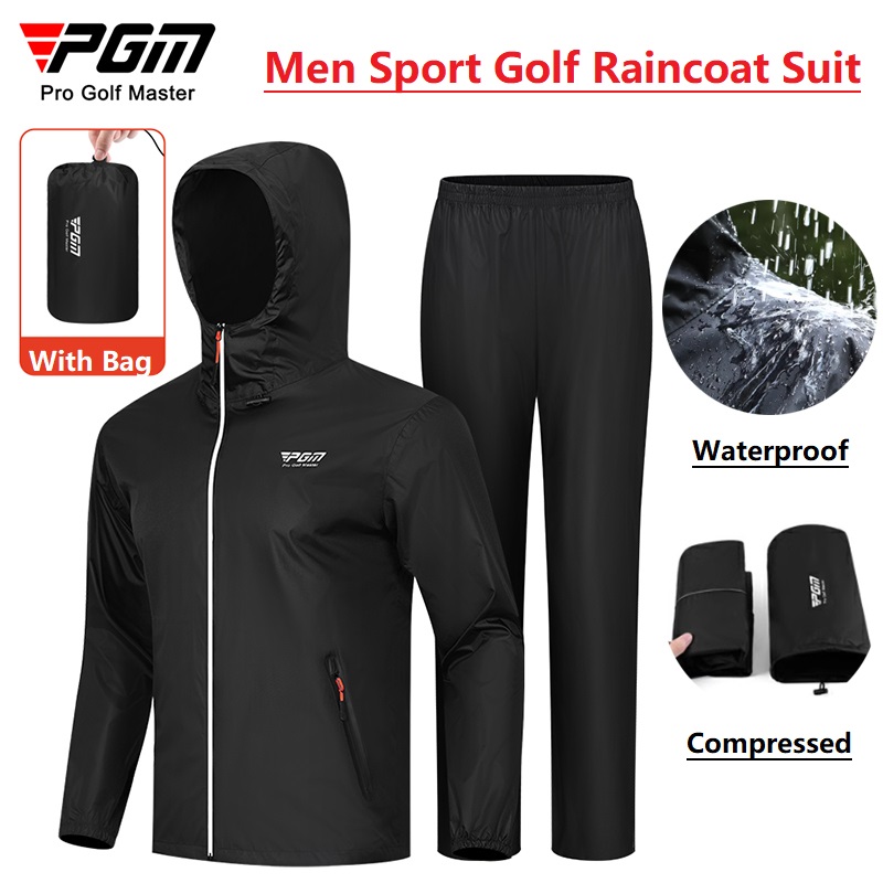 Fishing Rain Suit - Pgm Jas Hujan Golf Pria Setelan