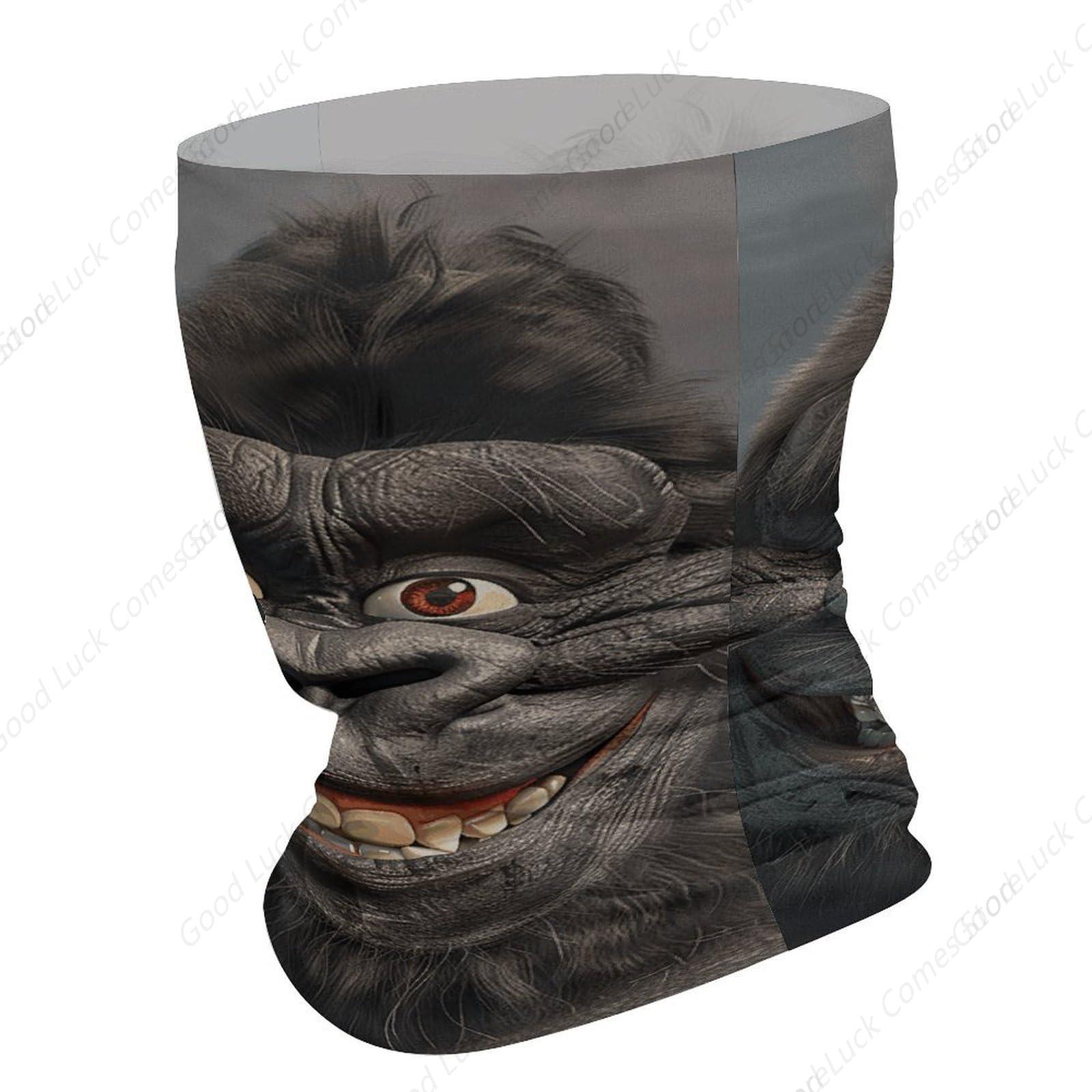 Bandana Foto Gorila Tersenyum, - Fishing Mask Sun Protection ulasan dan harga