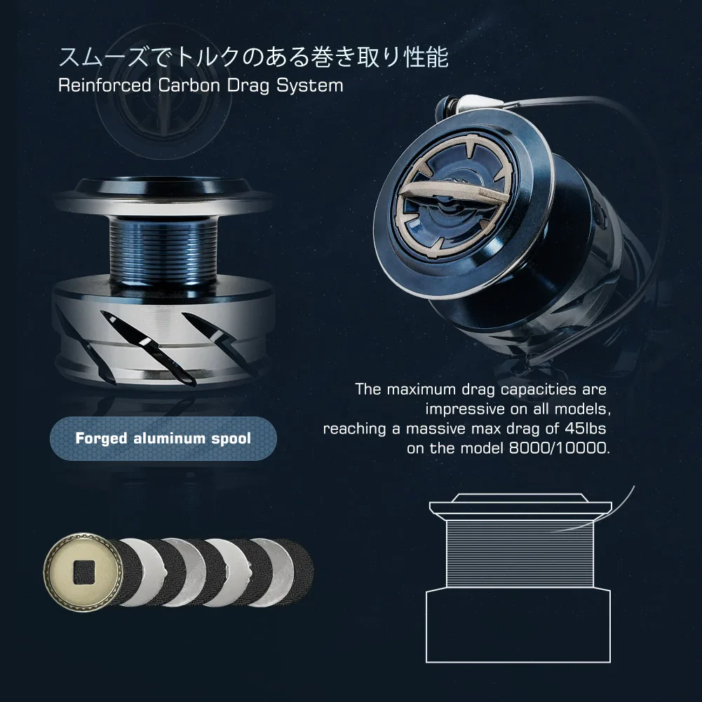Noeby INFINITE SW Reel Pancing - Shimano Reel Stradic ulasan dan harga